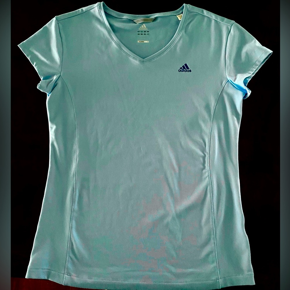 Adidas climalite blue tshirt size XL